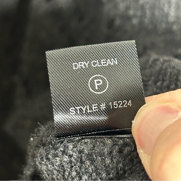 360 Cashmere Open Knit Cashmere Wool Blend Open Knit Button Down Cardigan - Picture 11 of 13